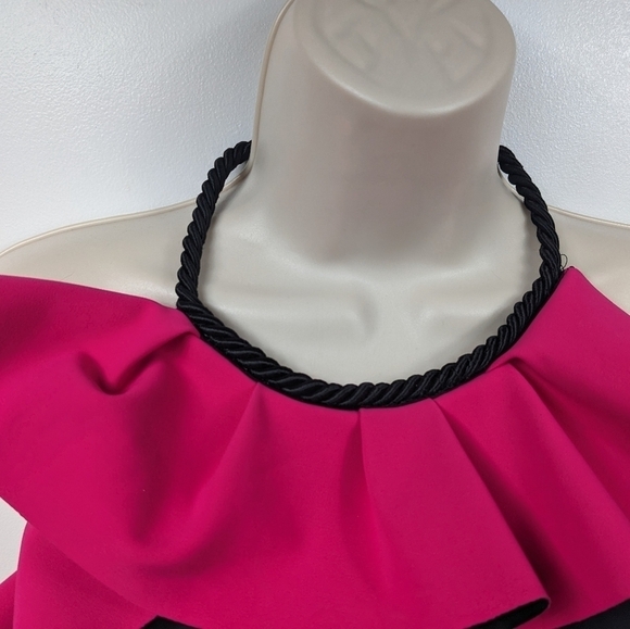 Philosophy di Lorenzo Serafini NWT Halter Ruffle Dress Sz 8 - Picture 6 of 11